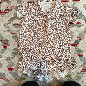 Toddlers Leopard Print Loungewear Set